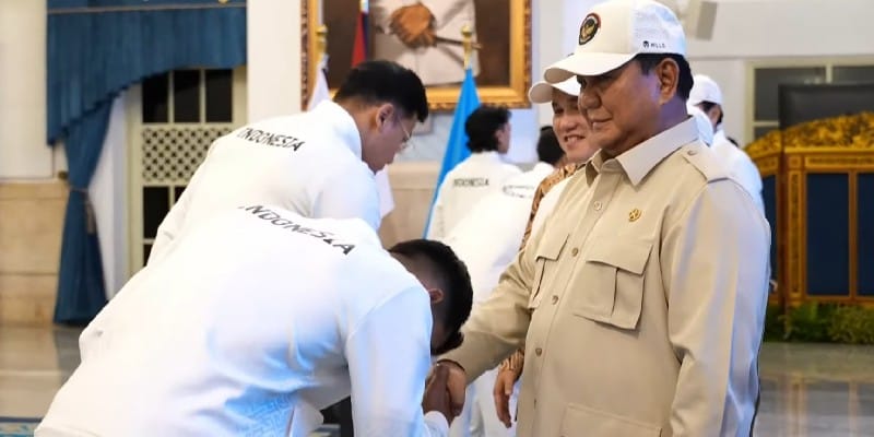 Lepas Kontingen SEA Games 2025, Prabowo Minta Atlet Bertanding Sepenuh Hati
