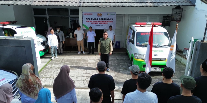 Laznas Yakesma Berangkatkan Tim Relawan ke Sumatera