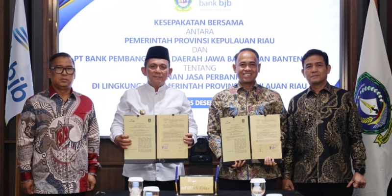 bank bjb dan Pemprov Kepri Teken MoU Perkuat Layanan Publik Digital