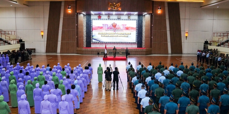 Ratusan Pati Naik Pangkat