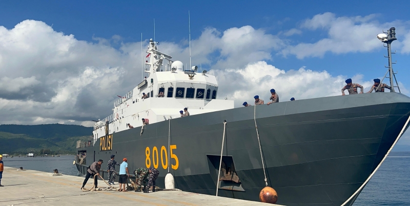 Polri Kerahkan Kapal Wisanggeni 8005 ke Aceh