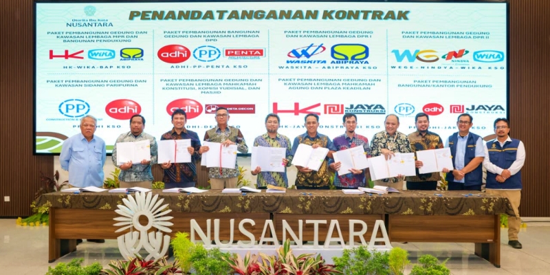 Akselerasi Pembangunan Tahap 2, IKN Teken 8 Kontrak