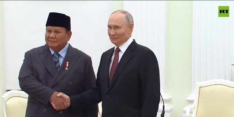 Prabowo Gelar Pertemuan dengan Putin di Moskow