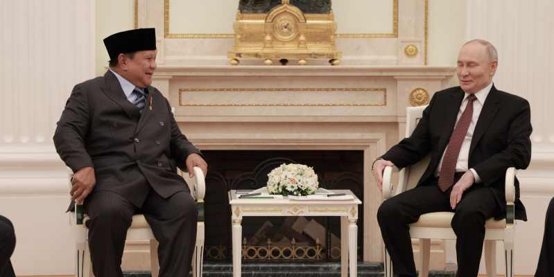 Prabowo Bahas Penguatan Perdagangan RI-Rusia dengan Putin