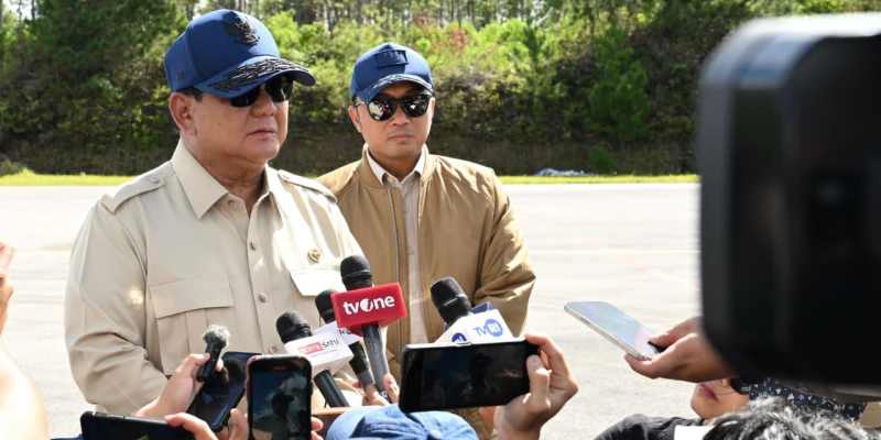 Prabowo Pastikan Kapal Besar Masuk Sibolga, Bantuan Udara Dikebut