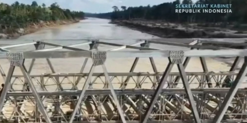 Dua Jembatan Bailey Dipasang, Medan–Banda Aceh akan Terhubung Kembali