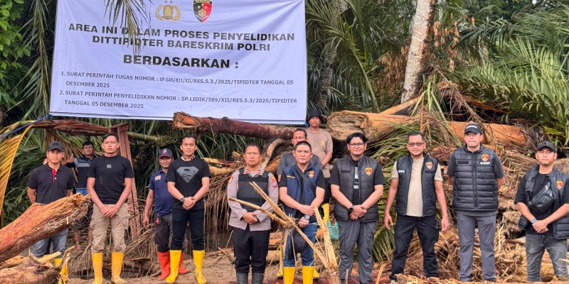 Bareskrim Tingkatkan Status Kasus Illegal Logging di Sumatera Utara ke Penyidikan