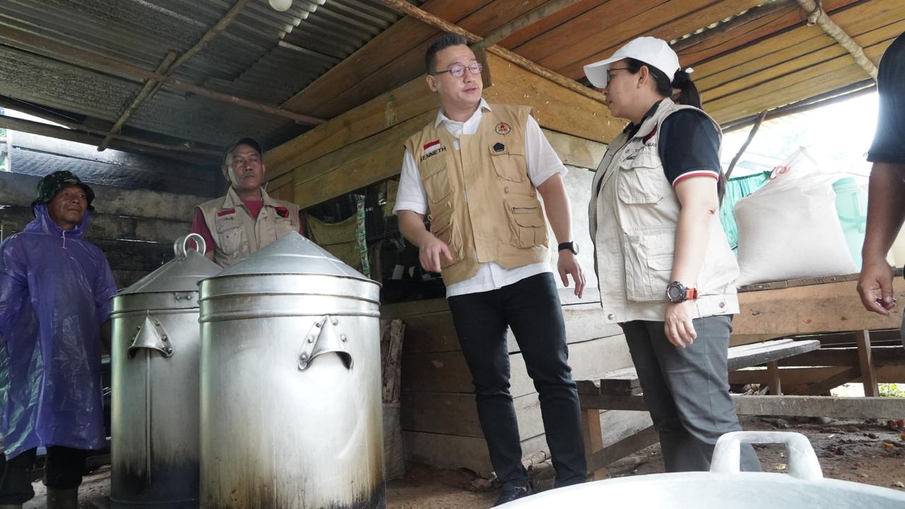 Baguna PDIP DKI Dirikan Dapur Umum di Tapanuli Tengah