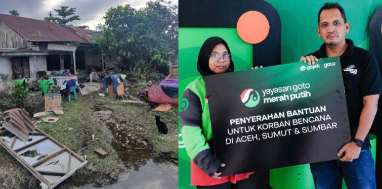 GoTo Salurkan Bantuan untuk Ribuan Ojol Terdampak Banjir Sumatera