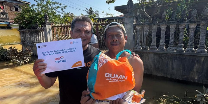 BNI Perluas Bantuan Tanggap Darurat untuk Korban Bencana Sumatera