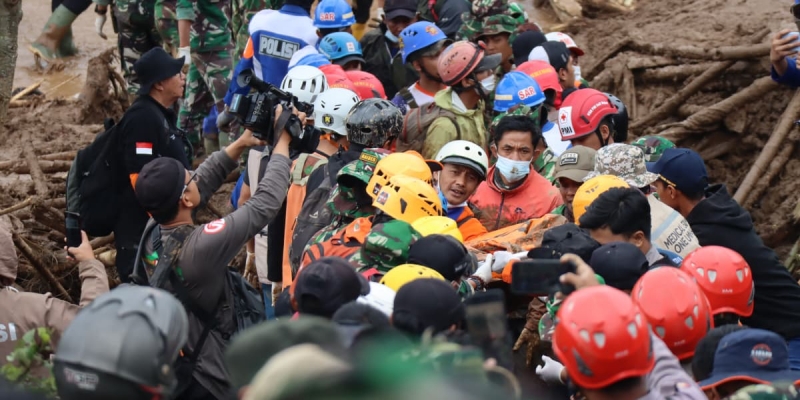 Tim SAR Sudah Temukan 38 Kantong Jenazah Korban Longsor Bandung Barat