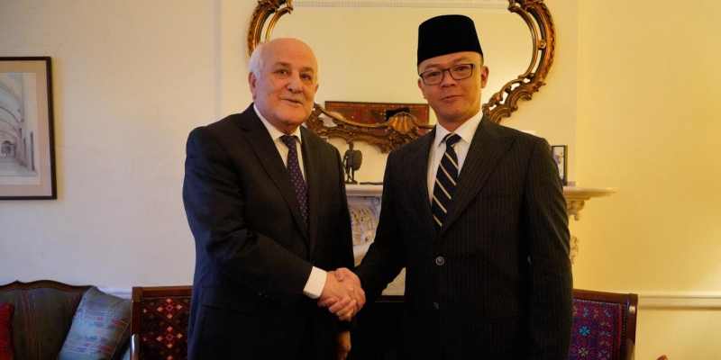 Temui Wakil Palestina di PBB, Menlu Tegaskan Kesiapan RI Kirim Pasukan ke Gaza