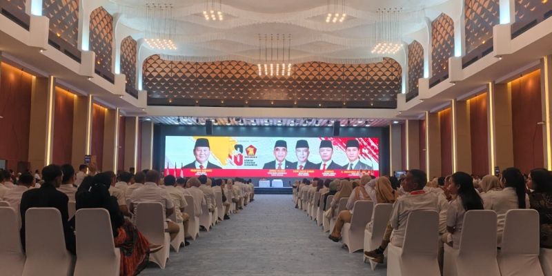 "Prabowo Dua Periode" Menggema di HUT ke-18 Gerindra