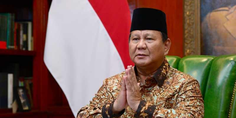 Prabowo Ucapkan Selamat Tahun Baru Imlek 2577