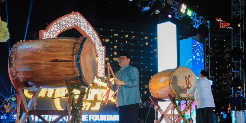 Hadiri Jakarta Bedug Festival, Pramono Tekankan Kebersamaan Sambut Idulfitri