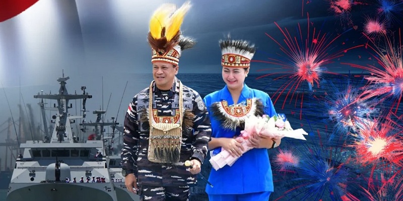 Mantan Danpuskopaska Resmi Pegang Kendali Pertahanan Laut Merauke