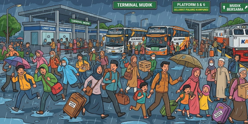 Strategi Pulang Mudik Nyaman: Manfaatkan Aturan WFA bagi PNS dan Swasta 25-27 Maret