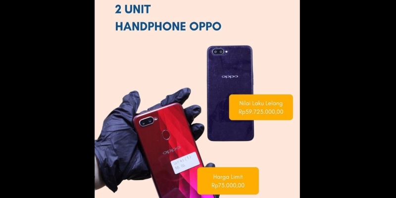 Anomali Lelang KPK: HP Oppo Rp59 Juta Tak Dilunasi Pemenang