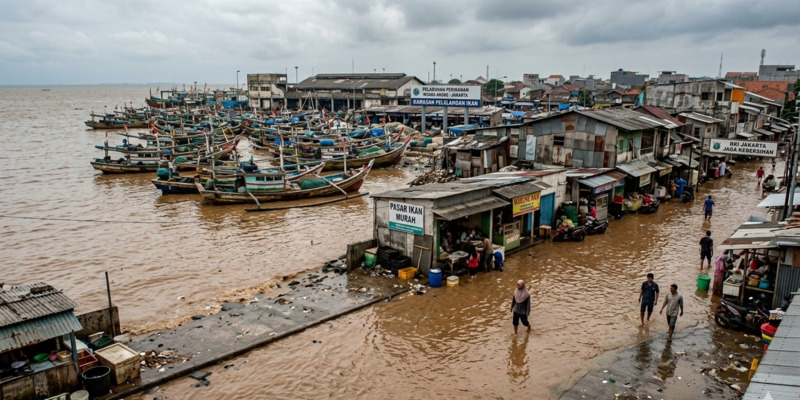 Daftar Wilayah Pesisir Berpotensi Terdampak Banjir Rob hingga 13 Maret 2026