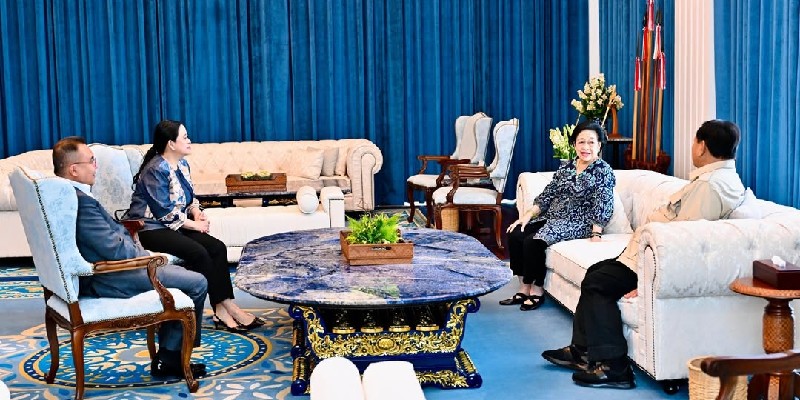 Jelang Lebaran, Prabowo Terima Kunjungan Megawati dan Puan di Istana
