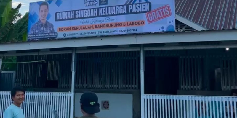 Tak Terlantar Lagi, Keluarga Pasien RSUD Banggai Laut Bisa Pakai Rumah Singgah