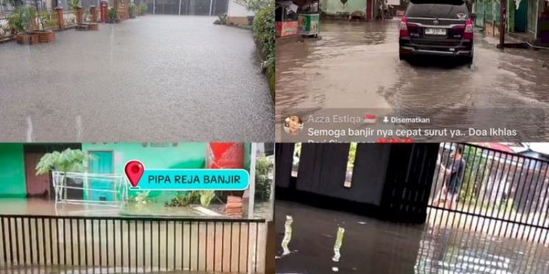 Fenomena, Warga Sumsel Ramai-Ramai Siarkan Banjir Secara Live