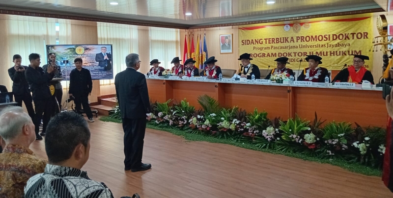 Vidi Galenso Syarief Raih Gelar Doktor di Universitas Jayabaya