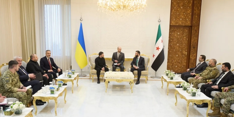 Zelenskyy Mendarat di Damaskus Bahas Keamanan Kawasan