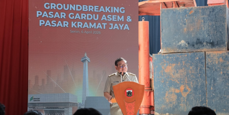 Pramono Revitalisasi Pasar Gardu Asem dan Bangun Pasar Kramat Jaya