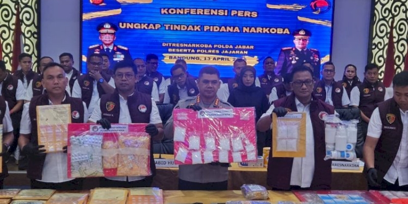 Polda Jabar Gencar Sikat Narkoba, 1.138 Kasus Dibongkar