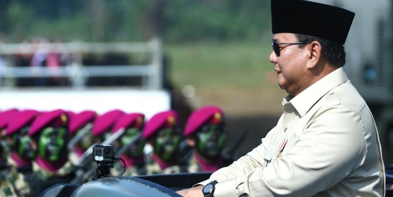 Prabowo Paham Betul RI Tak Bisa Bertahan cuma Andalkan Diplomasi