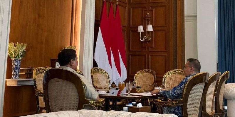 Prabowo dan Dasco Bertemu Empat Mata, Ini yang Dibahas