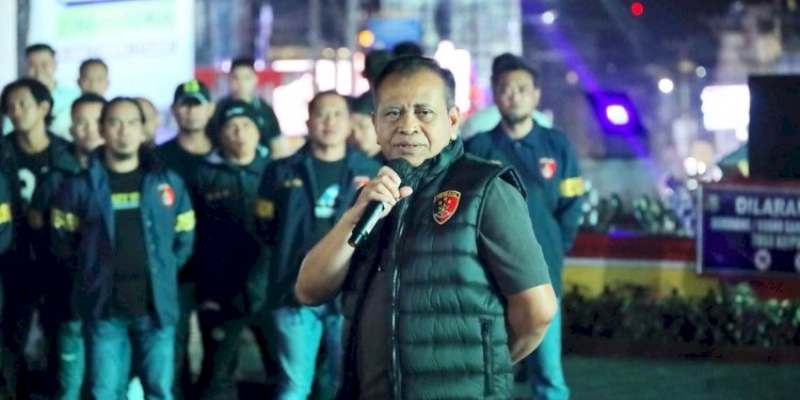 Bikin Begal Gemetar, Wakapolda Lampung Pimpin Patroli Skala Besar