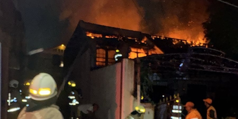 Rumah di Grogol Petamburan Dilalap Api