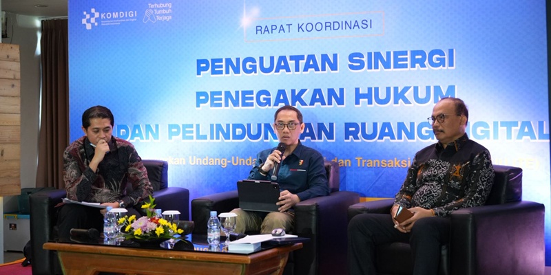 Komdigi Dorong Sinergi Penegakan Hukum Ruang Digital