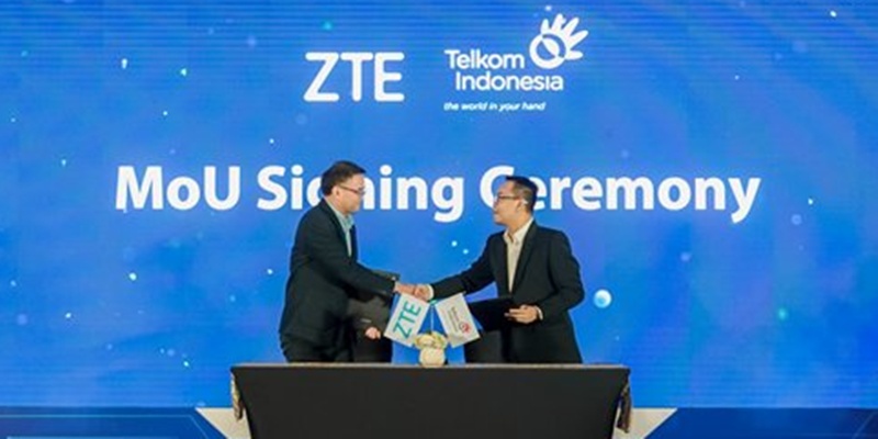 Telkom Gandeng ZTE Perkuat Pengembangan Infrastruktur Digital