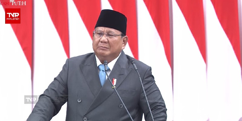Pidato di DPR, Prabowo Ucapkan Terimakasih PDIP Tetap Oposisi