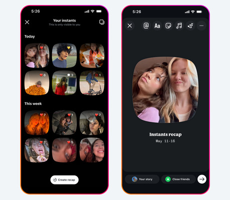 Instants Fitur Baru Instagram, Ini Bedanya dengan Stories