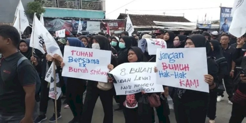 May Day: Jeritan Mantan Pekerja Sritex Menagih Janji Negara
