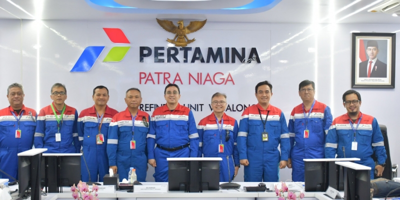 Wadirut Pertamina Kunjungi Kilang Balongan Pastikan Operasio