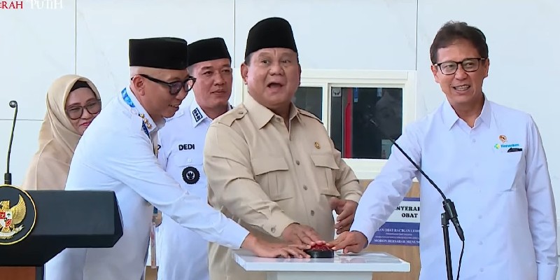 Prabowo bersama Menkes Resmikan RSUD K.H. Muhammad Thohir Krui Lampung