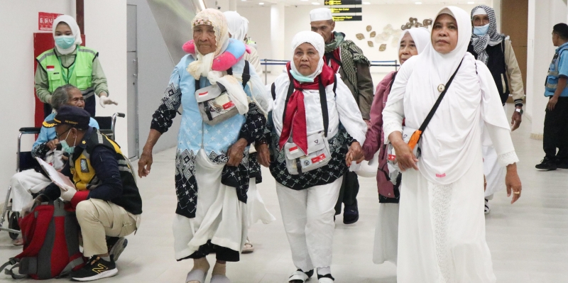 48 Persen Jemaah Haji Tiba di Tanah Air