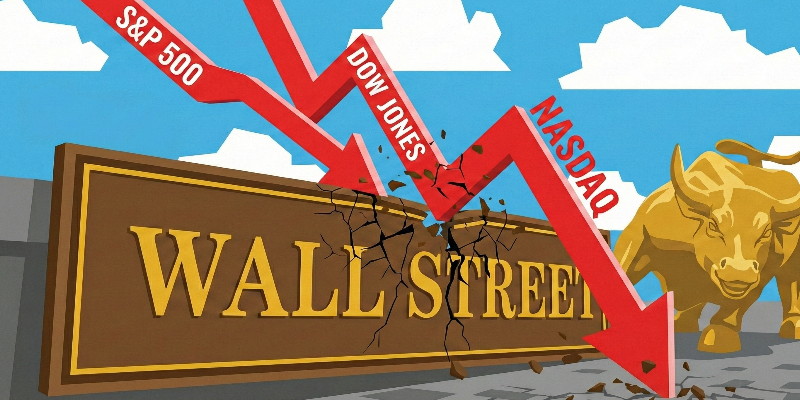 Wall Street Tertekan Dipicu Kekhawatiran Kenaikan Suku Bunga