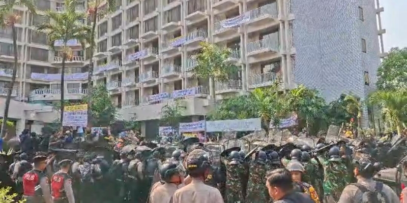 119 Terduga Provokator Kerusuhan Hotel Sultan Ditangkap, Aktor Intelektual Diburu