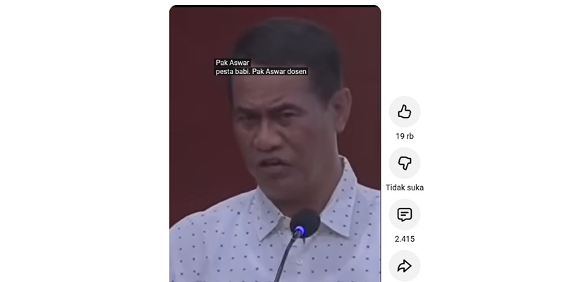 Berdebat dengan Dosen, Amran Tuding Pembuat Film Pesta Babi Ingin Kacaukan Negara