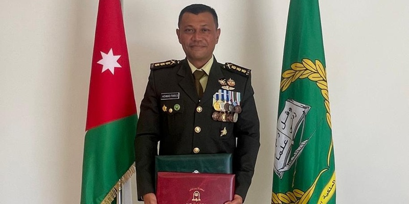 Perwira TNI AD Bikin Harum Bangsa di Lemhannas Yordania