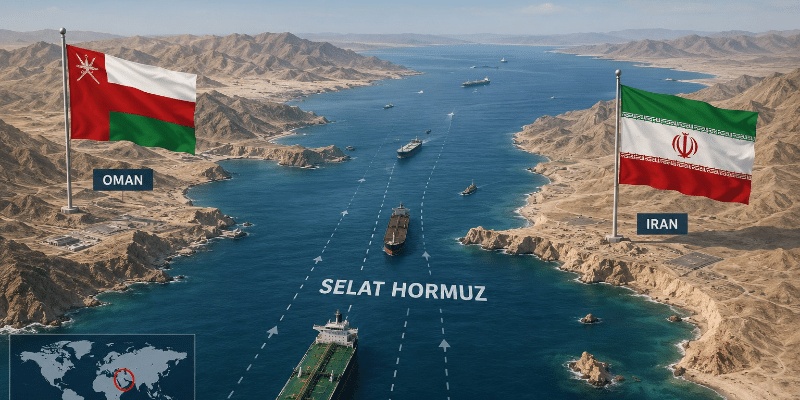 Oman Tolak Kenakan Tarif Kapal di Selat Hormuz