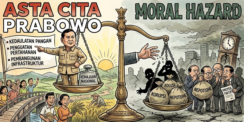 Asta Cita Tanpa Konsistensi akan Timbul Moral Hazard