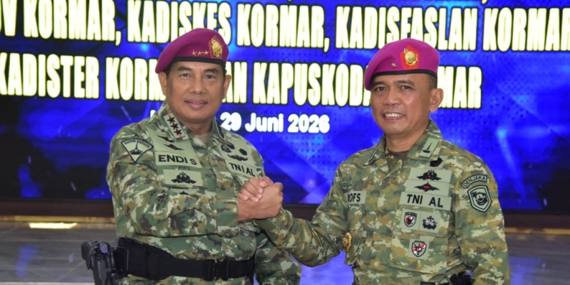 Kolonel Mar Profs Dhegratmen Syah Akbara Jadi Dandenjaka, Enam Jabatan Strategis Kormar Ikut Bergeser