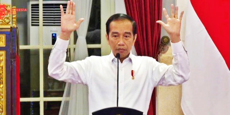 Turun Gunung Jokowi Dalam Rangka Cari Keselamatan